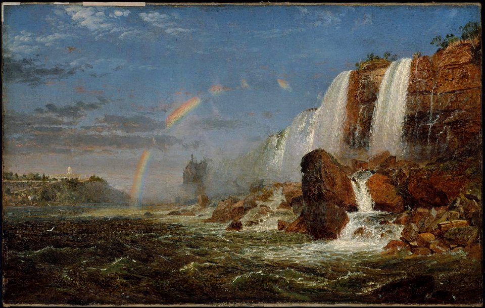 Jasper Francis Cropsey - Niagara Falls from the Foot of Goat Island - 47.1238 - Museum of Fine Arts