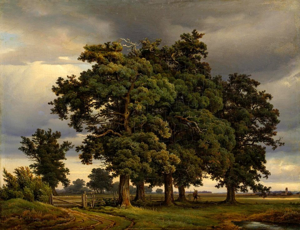 Georg Heinrich Crola - Eichen (1833)