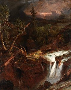 Jasper F. Cropsey - The Clove - A Storm Scene in the Catskill Mountains - 1946.494 - Cleveland Museum of Art