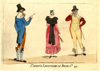 Cropp'd Loungers in Bond St 1791 (BM J,5.153)