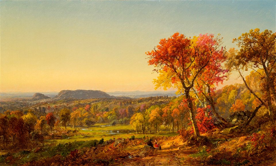 Mounts Adam and Eve 1872 Jasper Francis Cropsey