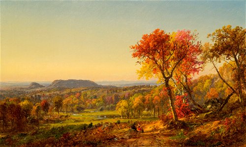 Mounts Adam and Eve 1872 Jasper Francis Cropsey