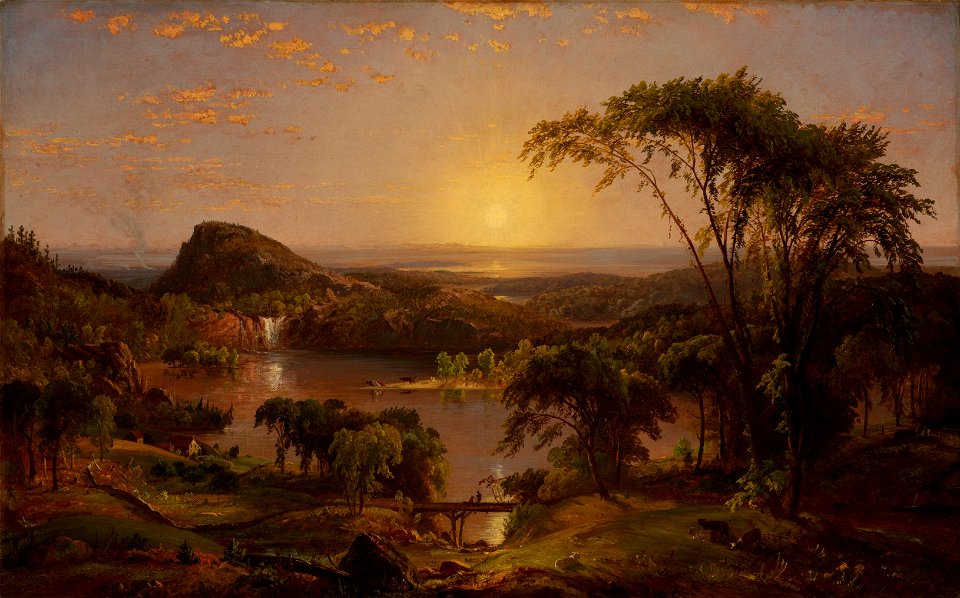 Cropsey, Jasper Francis - Summer, Lake Ontario - Google Art Project