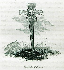 Crucifix in Wallachia - Frankland Charles Colville - 1829