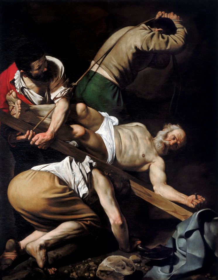 Crucifixion of Saint Peter-Caravaggio (c.1600)FXD