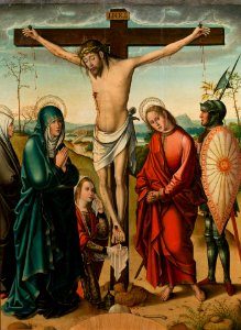 Crucifixión, del Maestro de Astorga (Museo del Prado)
