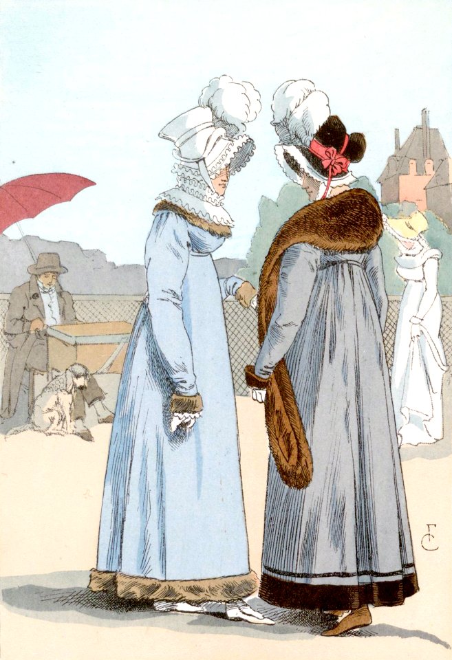 Crossing the Pont des Arts, 1816