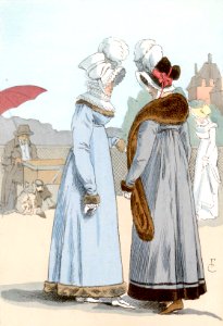 Crossing the Pont des Arts, 1816
