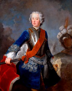 Crown prince Friedrich II, by Antoine Pesne. Free illustration for personal and commercial use.