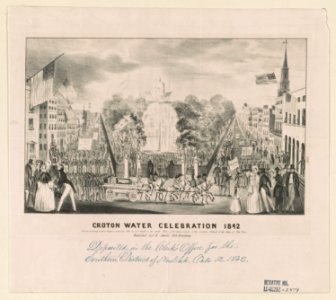 Croton water celebration 1842 LCCN2003679916