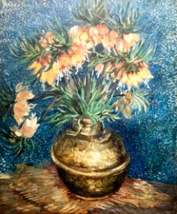 Crown Imperial Fritillaries in a Copper Vase - My Dream