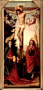 Crucifixión, de un seguidor del Maestro de Astorga (Museo Lázaro Galdiano, Madrid)