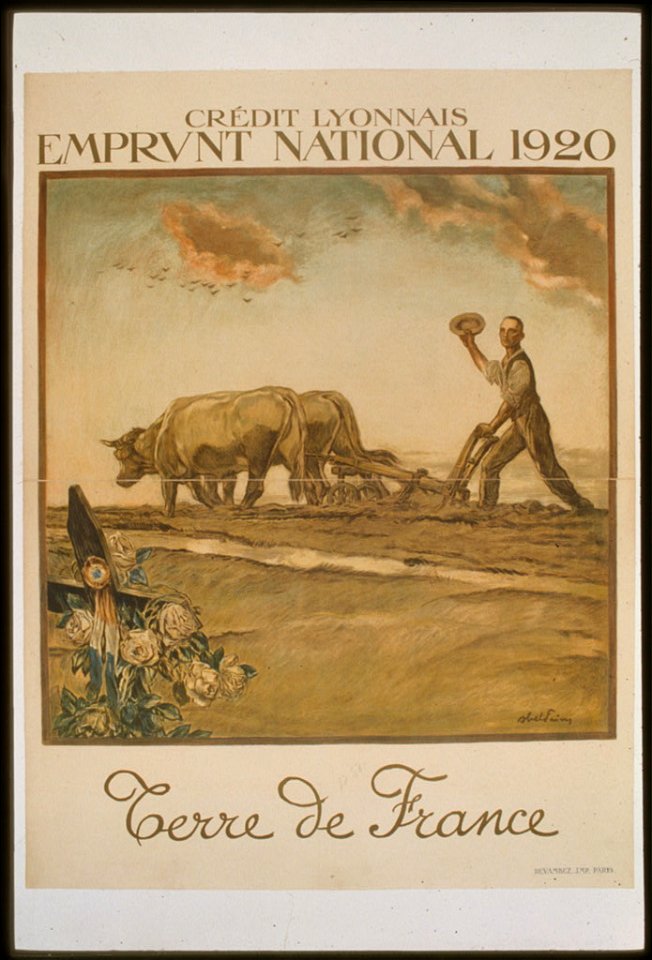 Crédit Lyonnais. Emprunt National 1920. Terre de France LCCN99613628