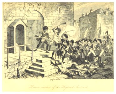MAXWELL(1845) p285 Heroic Conduct of the Highland Sentinel