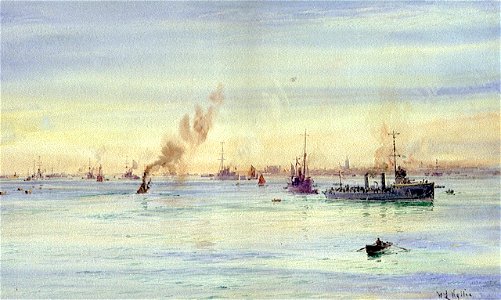 Cruisers and destroyers at Harwich RMG PW0882