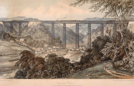 Crumlin Viaduct - on the Newport, Abergavenny & Hereford Railway Extension to Taff Vale