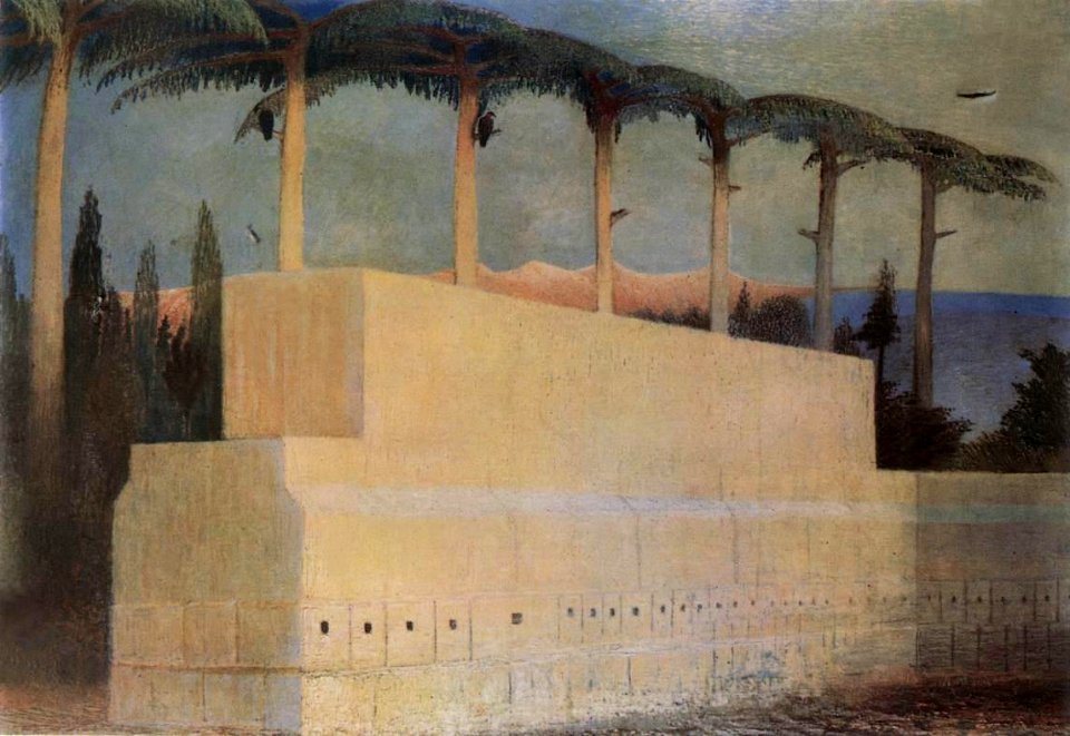 Csontváry Kosztka Tivadar - 1906-07 - Áldozati kő Baalbekben