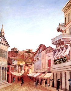 Csontváry Kosztka Tivadar 1904 Athéni utca