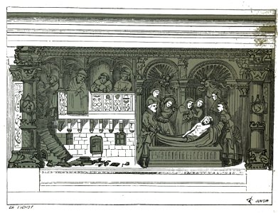 Crésantignes flagellation et mise au tombeau 00859