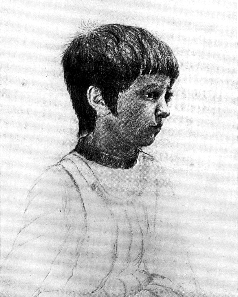 Csontváry Kosztka Tivadar - 1894 - Fiú tanulmányfej