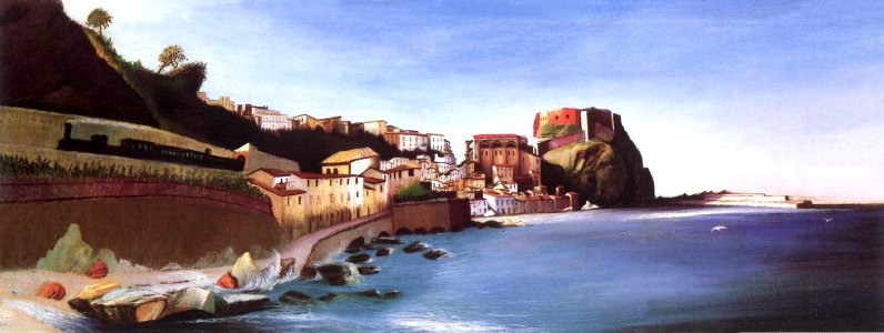 Csontváry Kosztka, Tivadar - Town at the Seashore (ca 1902)
