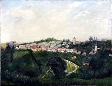 Csontváry Kosztka Tivadar - 1902 körül - Városka a domboldalon