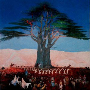 Csontváry Kosztka, Tivadar - Pilgrimage to the Cedars of Lebanon - Google Art Project