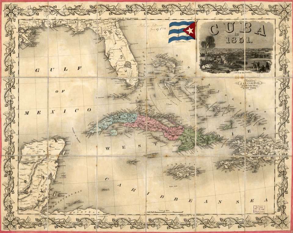 Cuba in 1851. LOC 2012593347
