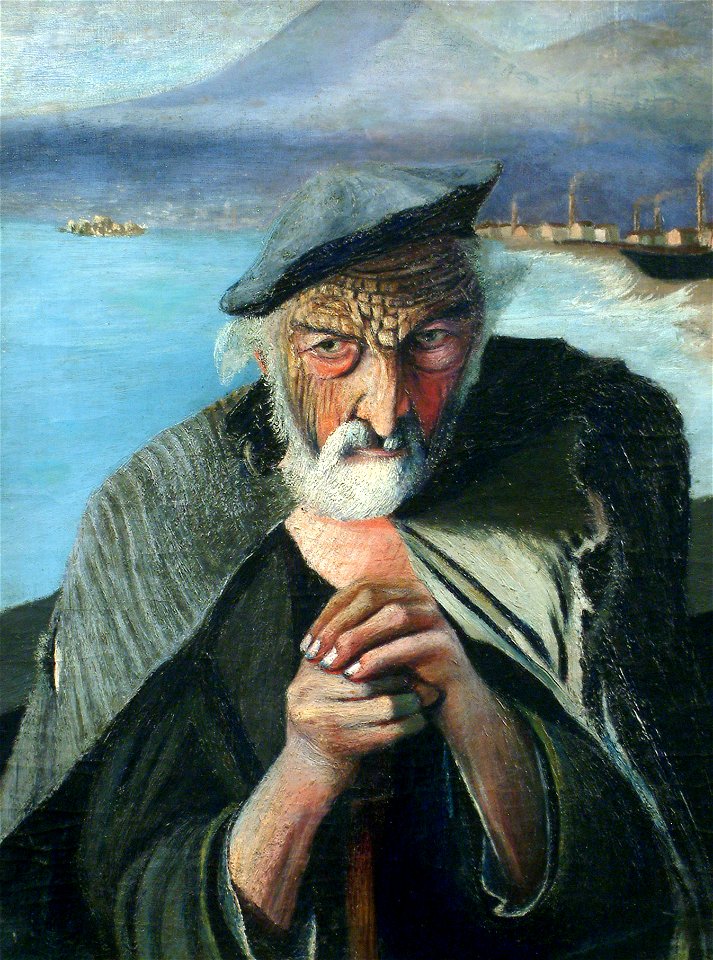 Csontváry Kosztka, Tivadar - Old Fisherman (1902)
