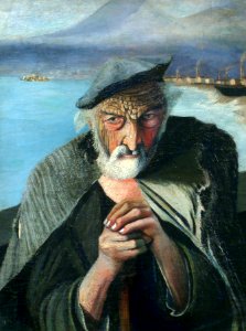 Csontváry Kosztka, Tivadar - Old Fisherman (1902)