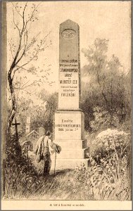 Csornai csat. Téti honvéd síremlék Magyar Salon, 1886