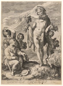Cult of Bacchus by Jan Saenredam & Hendrick Goltzius