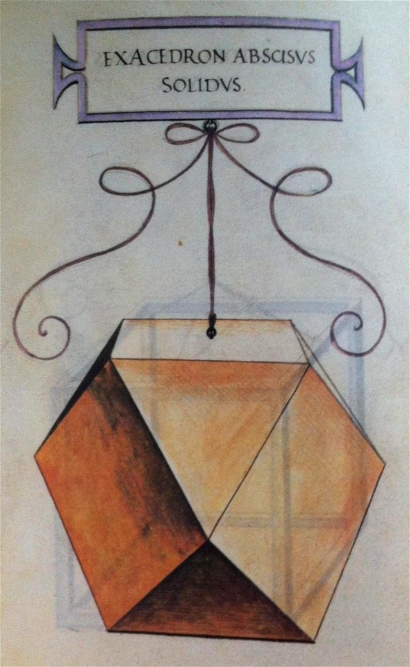 Cuboctahedron Vinci solid