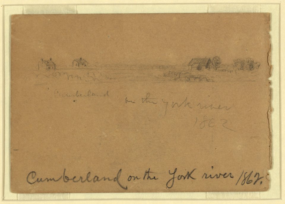 Cumberland on the York river 1862 LCCN2004660385