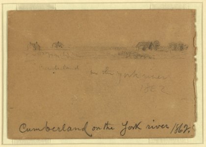 Cumberland on the York river 1862 LCCN2004660385
