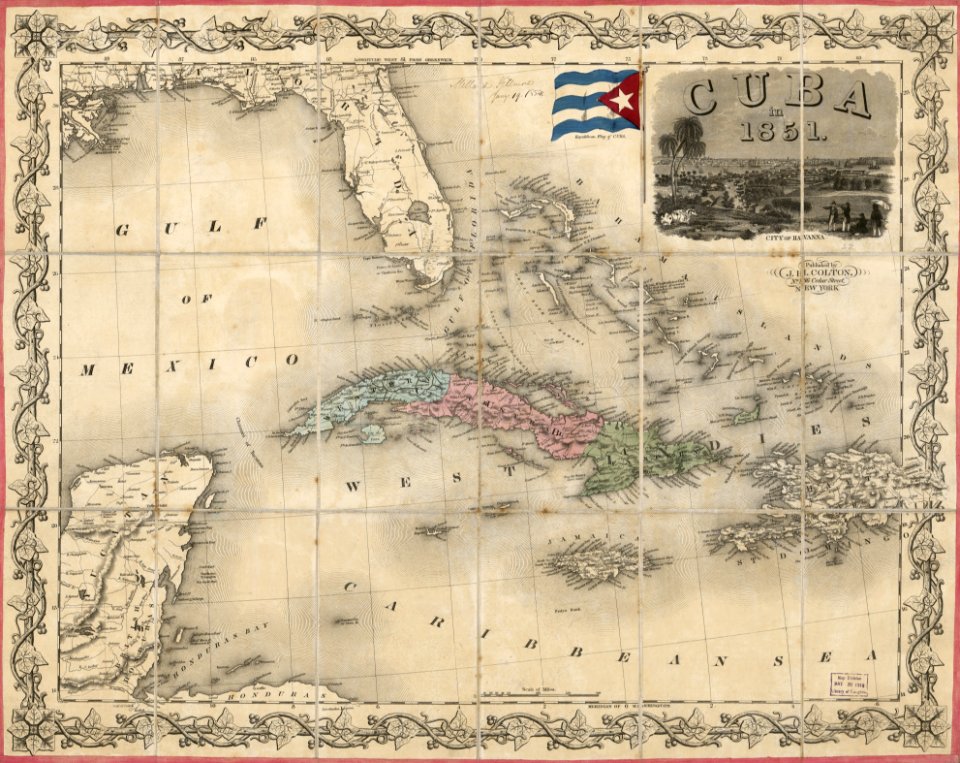 Cuba in 1851. LOC 2012593347