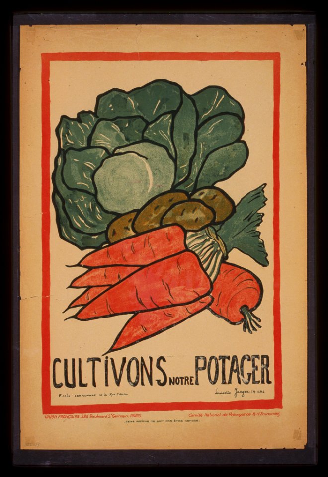 Cultivons notre potager - Louisette Jaeger, 14 ans. LCCN99613581