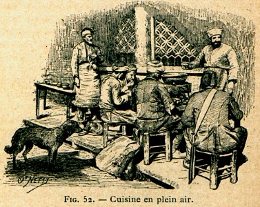 Cuisine en plein air - Beauregard J - 1896