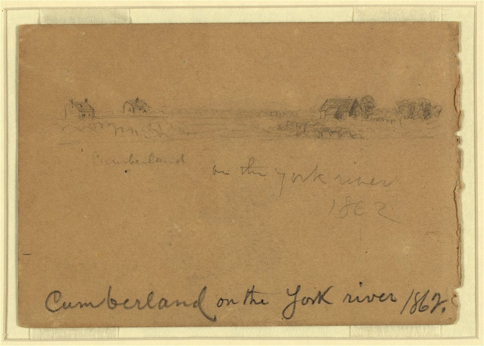 Cumberland on the York river 1862 LCCN2004660385