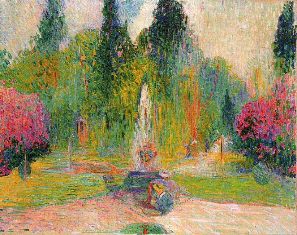 Curt Herrmann - Park von Schloß Belvedere bei Weimar