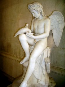 Cupid Feeding Doves-Hermitage