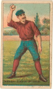 Curt Welch, St. Louis Browns, baseball card portrait LCCN2007680718