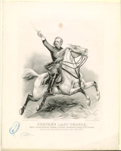 Custer's last charge- Brevet Major-General George A. Custer, Lieutenant-Colonel 7th U.S. Cavalry LCCN91723847