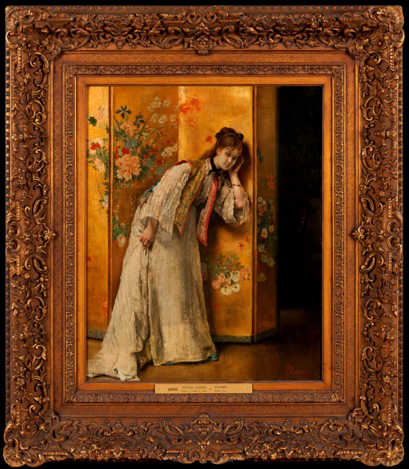 Curious (Alfred Stevens) - Nationalmuseum - 19726
