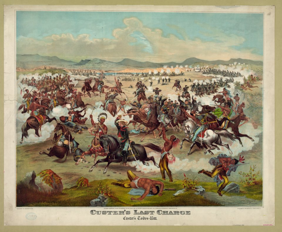 Custer's last charge LCCN2003688073