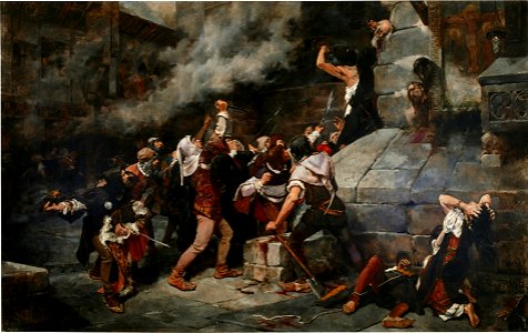Vicente Cutanda - A los pies del Salvador (1887, Prado)