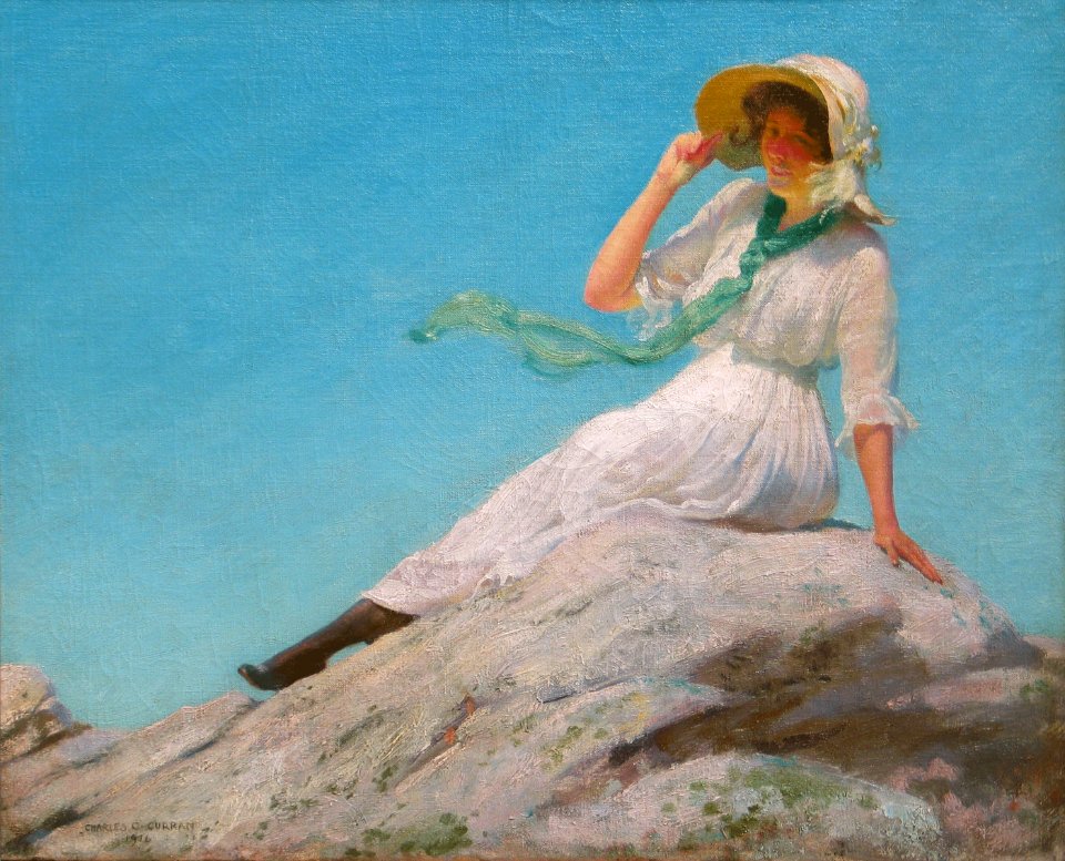 A Sunny Morning by Charles Courtney Curran