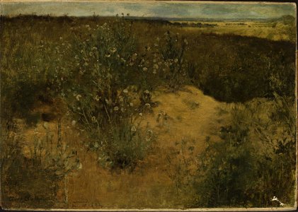 Curt Agthe - Landscape with thistles - 186722 MNW - National Museum in Warsaw