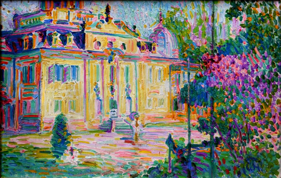 Curt Hermann - Schloß Belvedere bei Weimar