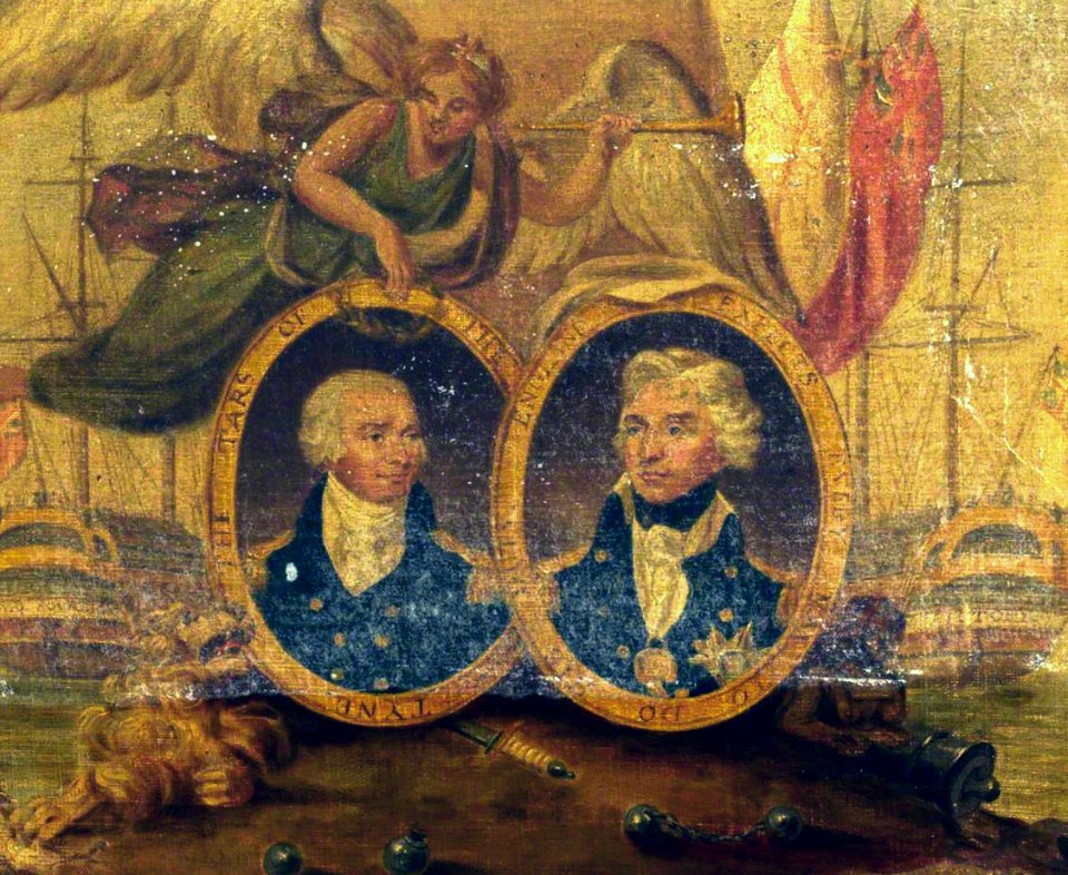 Cuthbert Collingwood and Horatio Nelson